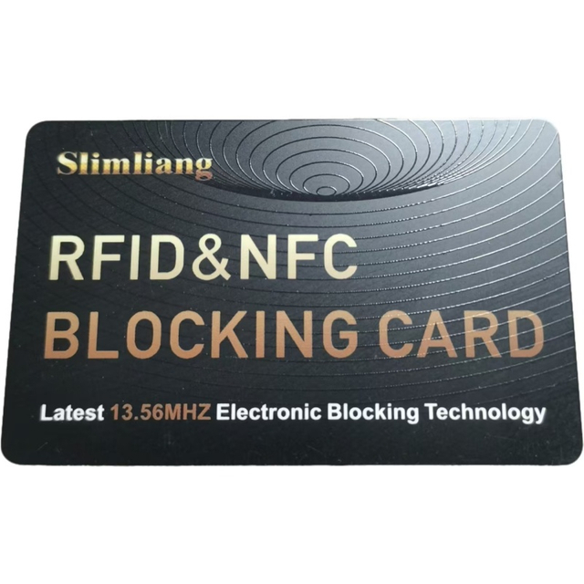 13,56 MHz RFID NFC Blocking Cards Passive Signals Shield Card