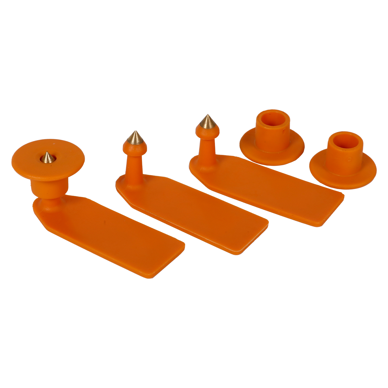 52*18mm مزرعة استخدم TPU RFID تحديد الحيوانات العلامة الثروثة الماعز علامات الأذن