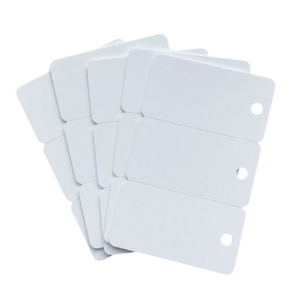 Impression personnalisée en plastique PVC 3-Up Clés carte combo balise avec punch de trou
