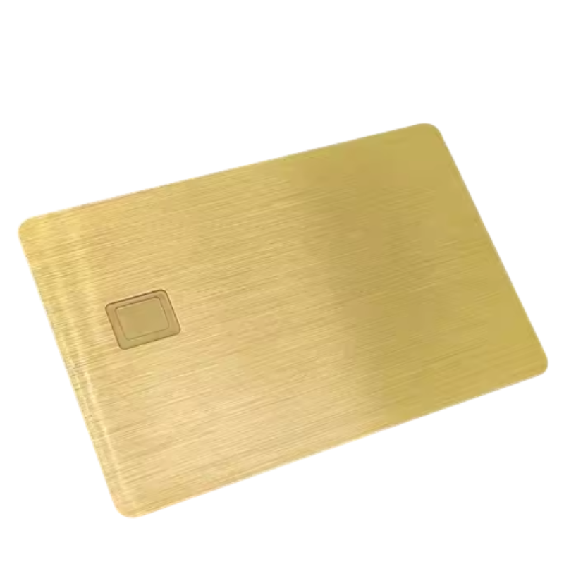 Boş 4442 &Ccedil;ip Yuvası Metal Manyetik Şeritli Kart Hico Lico RFID Kontak Metal Kartlar