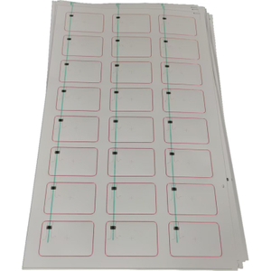 3*8 تخطيط 13.56 ميجا هرتز HF PRELAM PVC RFID ترصيع لجعل بطاقة التحكم في الوصول