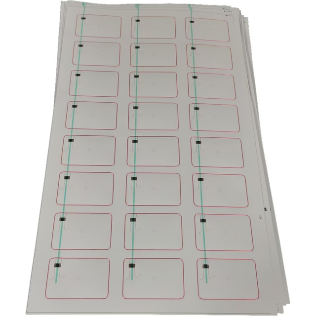 3*8 تخطيط 13.56 ميجا هرتز HF PRELAM PVC RFID ترصيع لجعل بطاقة التحكم في الوصول