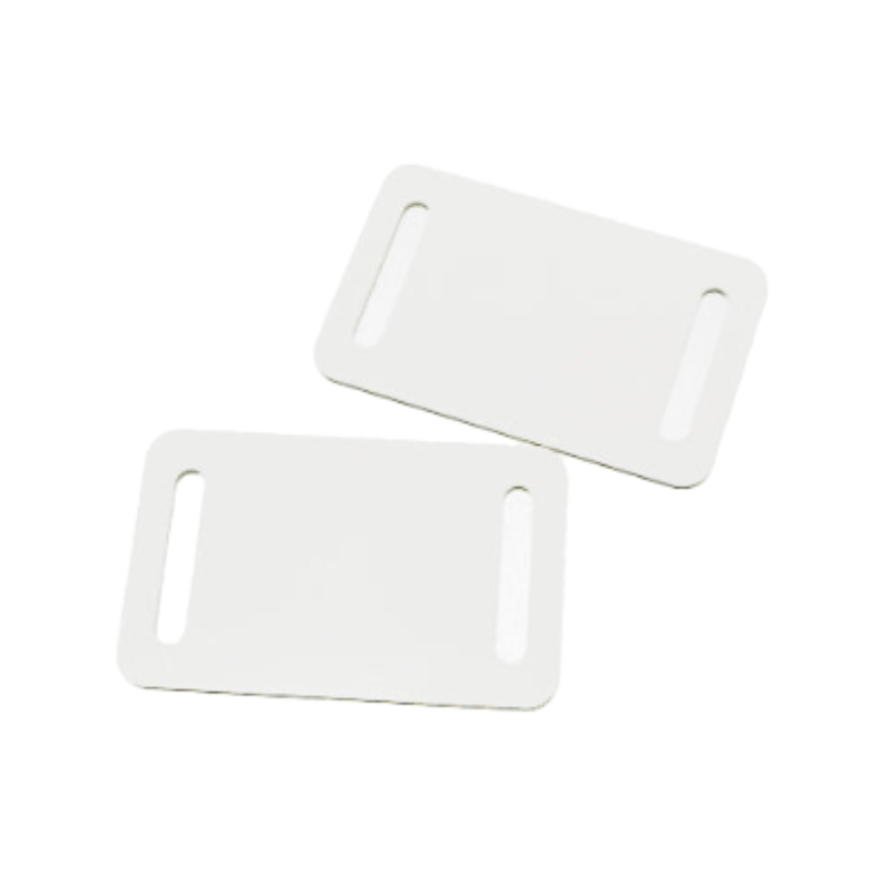 13,56 MHz RFID -NFC -Karte 40*25 mm Größe für Vorabdruck leere PVC -Armbandkarte mit Slots