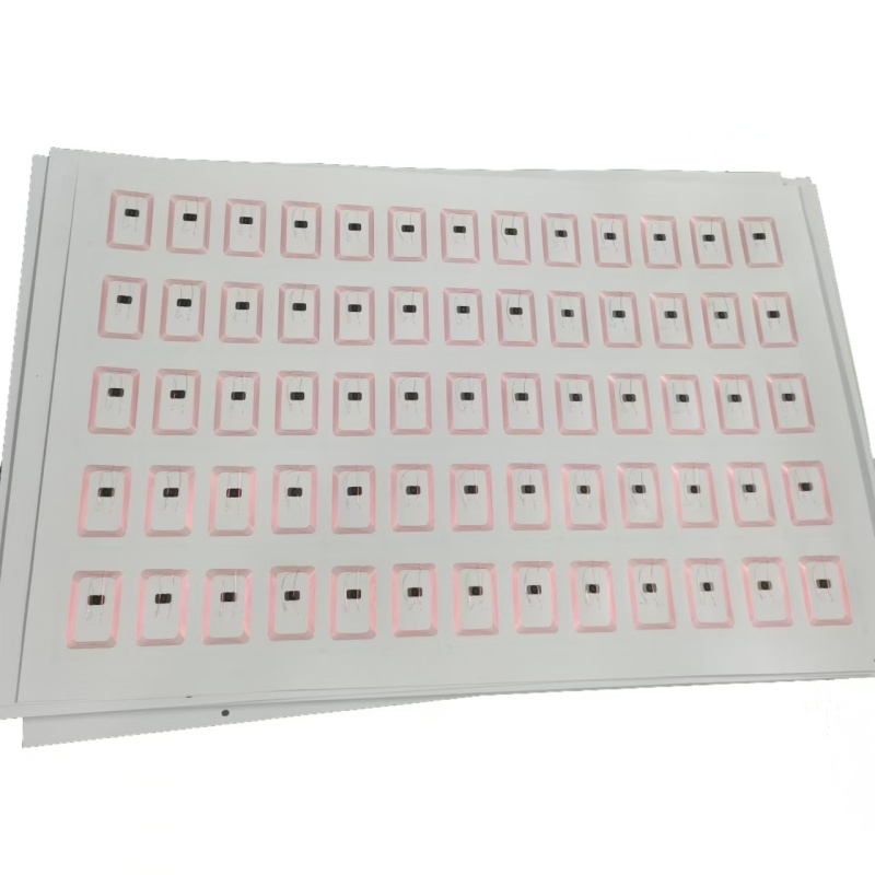 5 * 13 Tấm PVC Prelam Mifare 1K Chip Prox Thẻ Epoxy Mini Tag Inlay