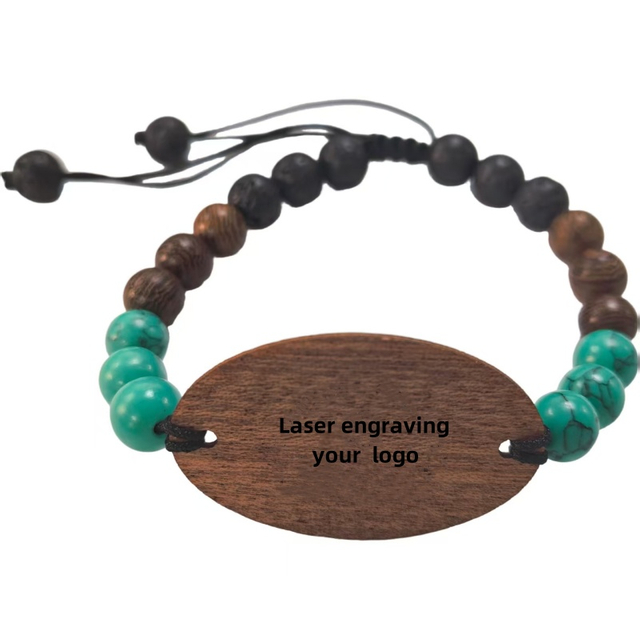 13.56MHz RFID NFC Wooden Smart Beadedband Smart NFC