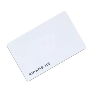 بطاقة PVC بيضاء فارغة 13.56 ميجا هرتز قابلة لإعادة الكتابة بطاقة NTAG 215 NFC