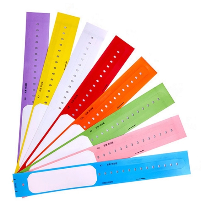 Rouleau de codes-barres imprimable, papier thermique, bracelet d'identification RFID pour patients hospitalis&eacute;s et adultes