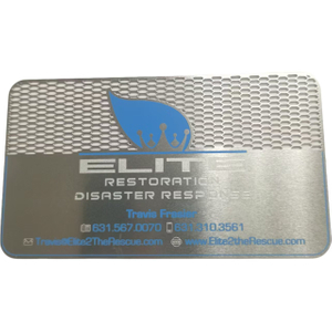 Cartes de visite personnalis&eacute;es en aluminium et m&eacute;tal, conception creuse personnalis&eacute;e