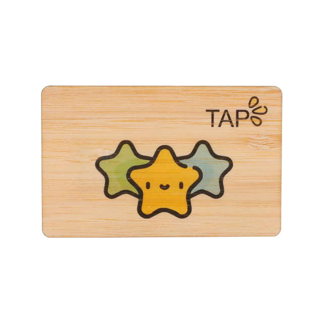 Carte de visite intelligente Rfid imprimable grav&eacute;e au Laser &eacute;cologique personnalis&eacute;e carte en bois Nfc en bambou