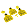 860–960 MHz UHF-Chip, lange Reichweite, Tier-TPU-RFID-Ohrmarke f&uuml;r Rinder, Schweine