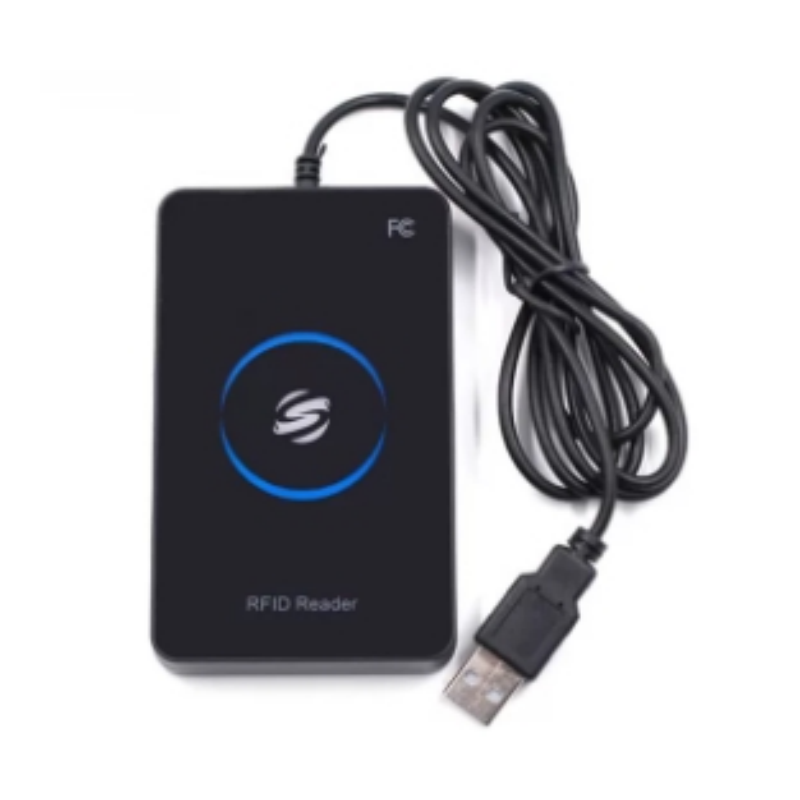 Lecteur de carte IC RFID HF ISO14443A, lecteur USB 13.56mhz, lecteur de carte IC intelligent