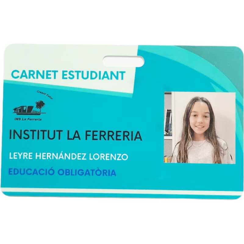 Custom Photo Printing wasserdichte PVC -Mitarbeiterschule Schülerausweise Karten
