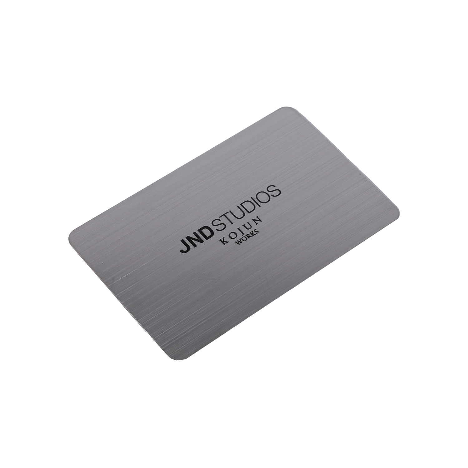 Carte de visite num&eacute;rique de m&eacute;dias sociaux de robinet en m&eacute;tal de luxe en acier inoxydable bross&eacute; personnalis&eacute; NFC