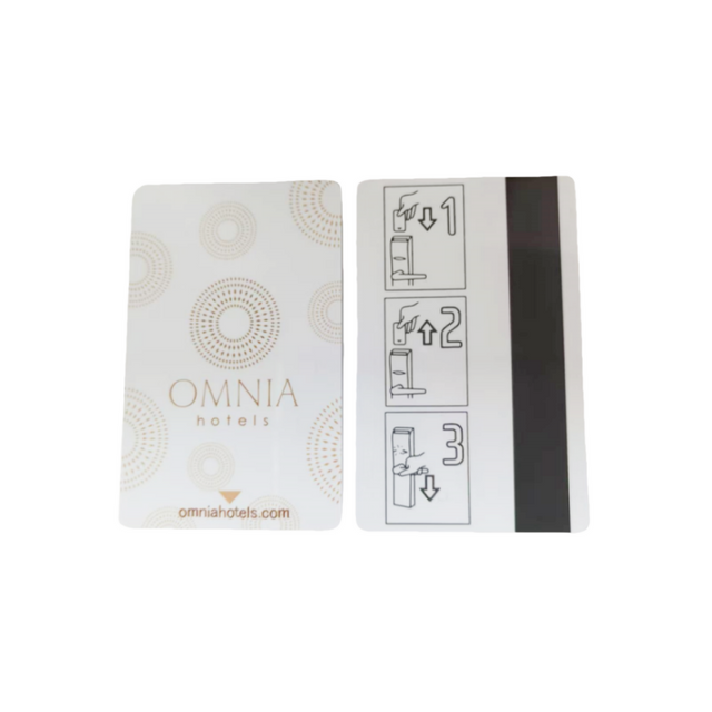 قابلة للاتصال قابلة للطباعة 13.56 ميجا هرتز فندق Rfid Key Card Loco Hico Magnetic Stripe Stripe Lock For Hotel Door Lock